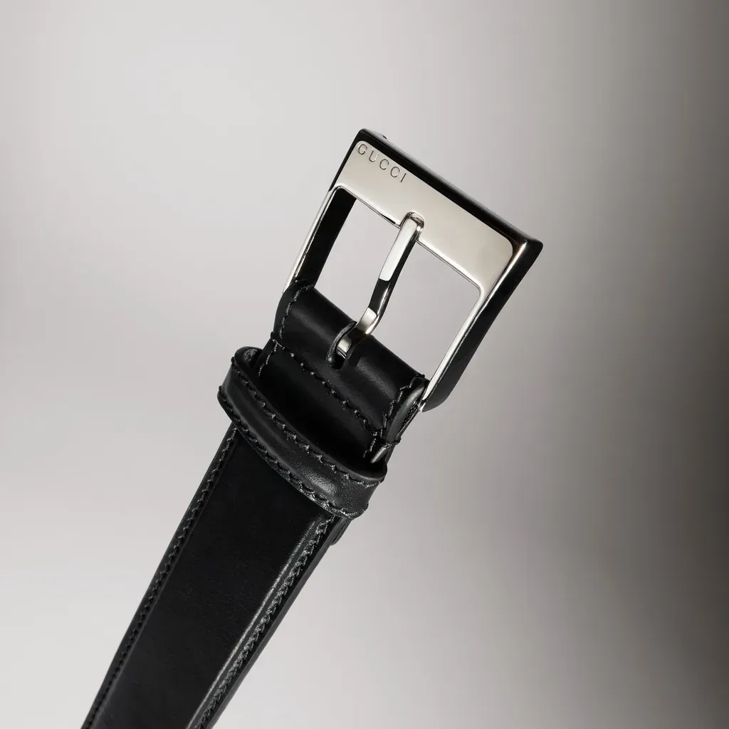 Belt With Squared Buckle