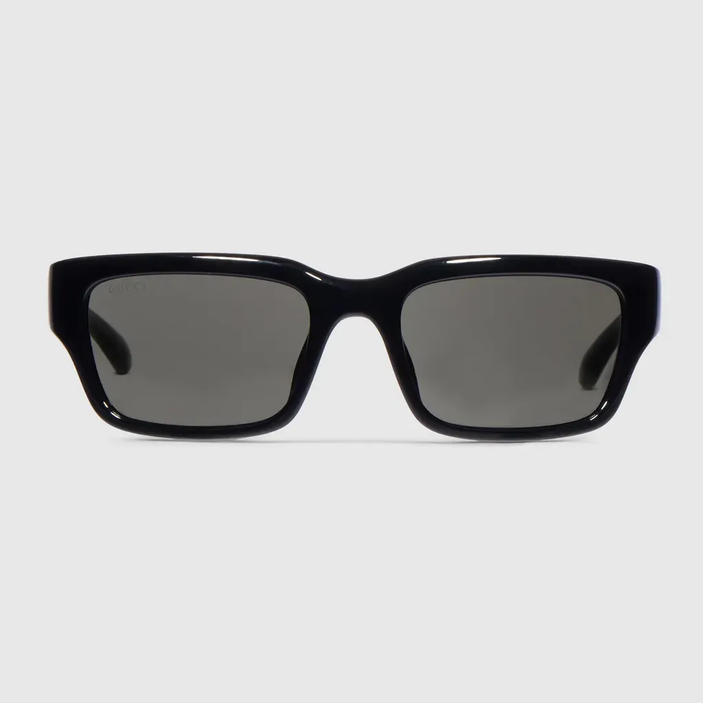 Rectangular-Frame Sunglasses