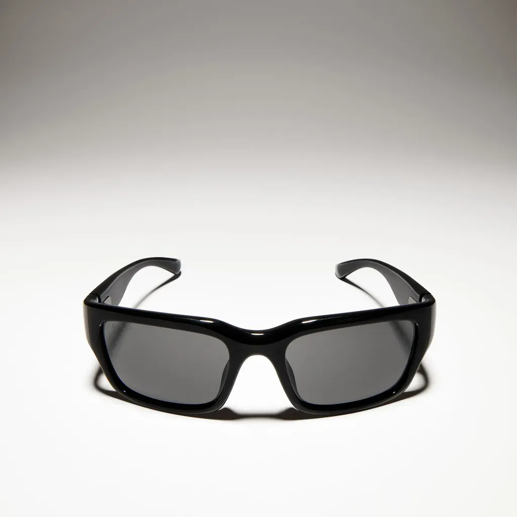 Rectangular-Frame Sunglasses