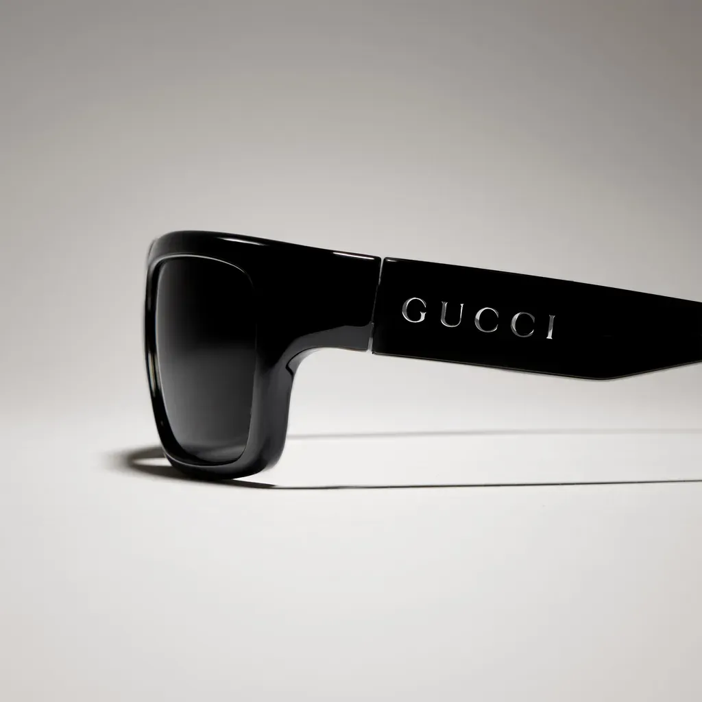 Rectangular-Frame Sunglasses