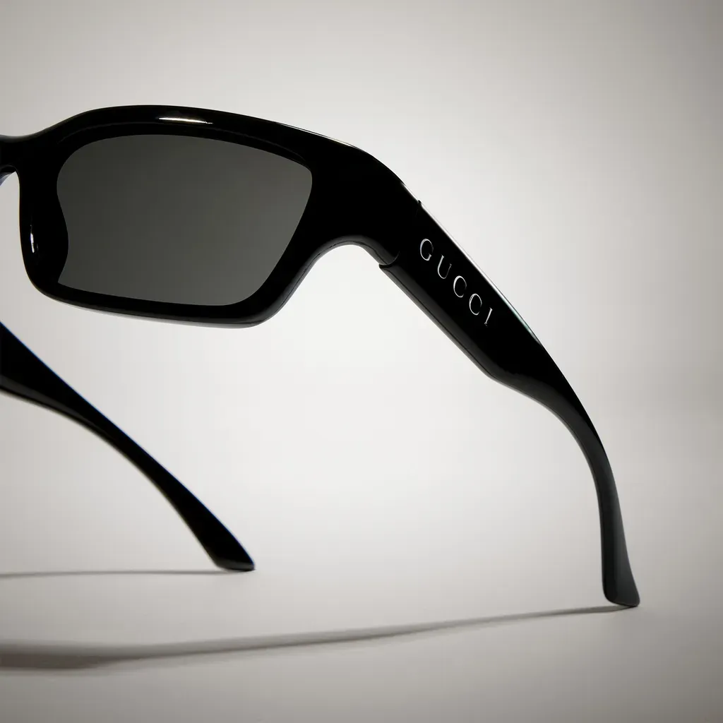 Rectangular-Frame Sunglasses