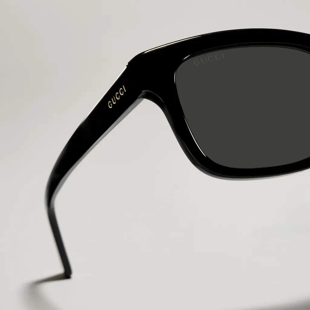 Rectangular-Frame Sunglasses