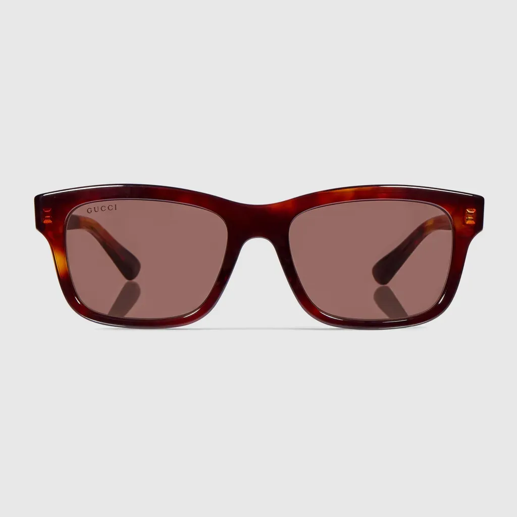 Rectangular-Frame Sunglasses