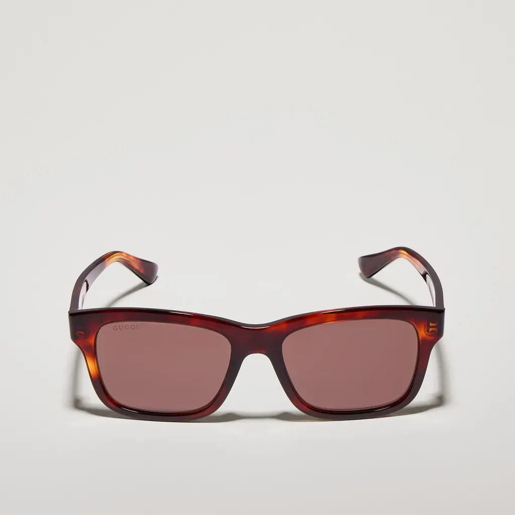 Rectangular-Frame Sunglasses