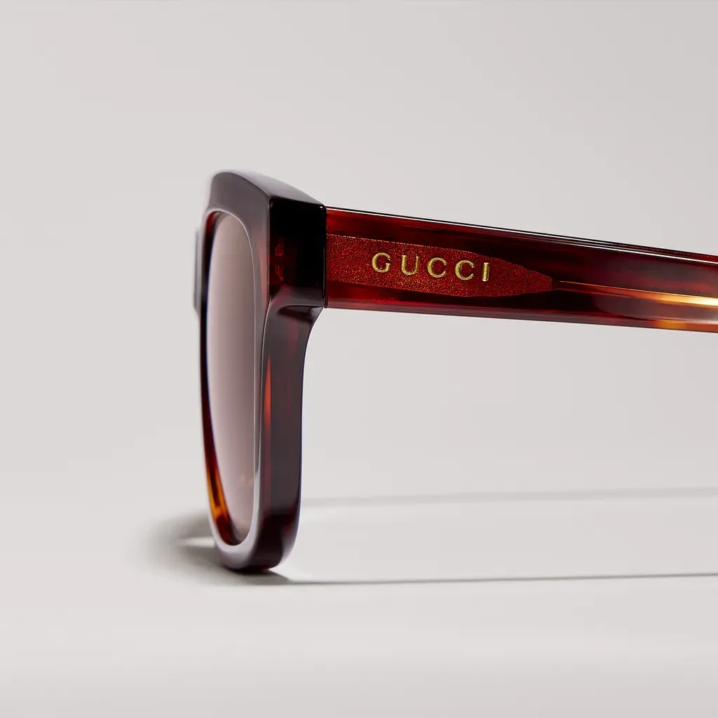 Rectangular-Frame Sunglasses