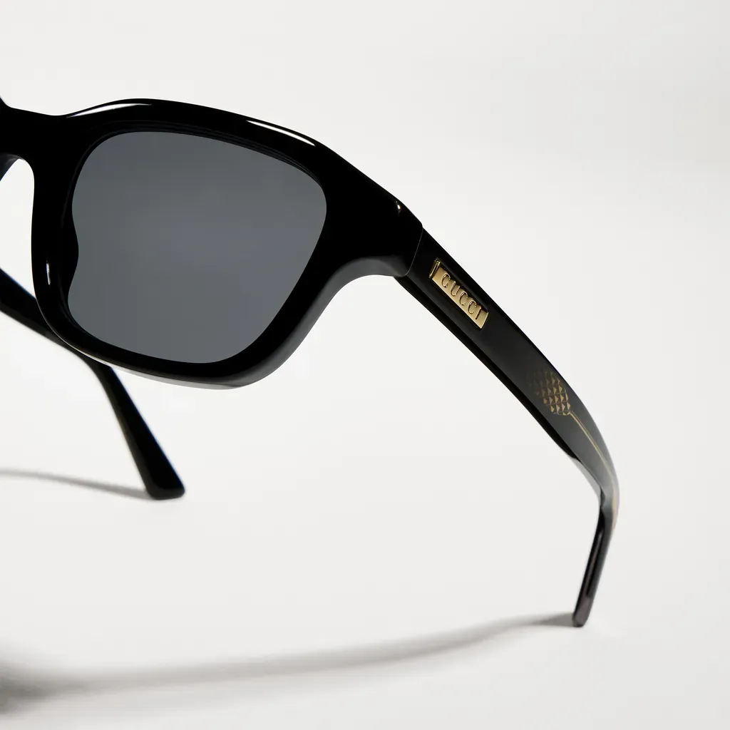 Rectangular-Frame Sunglasses