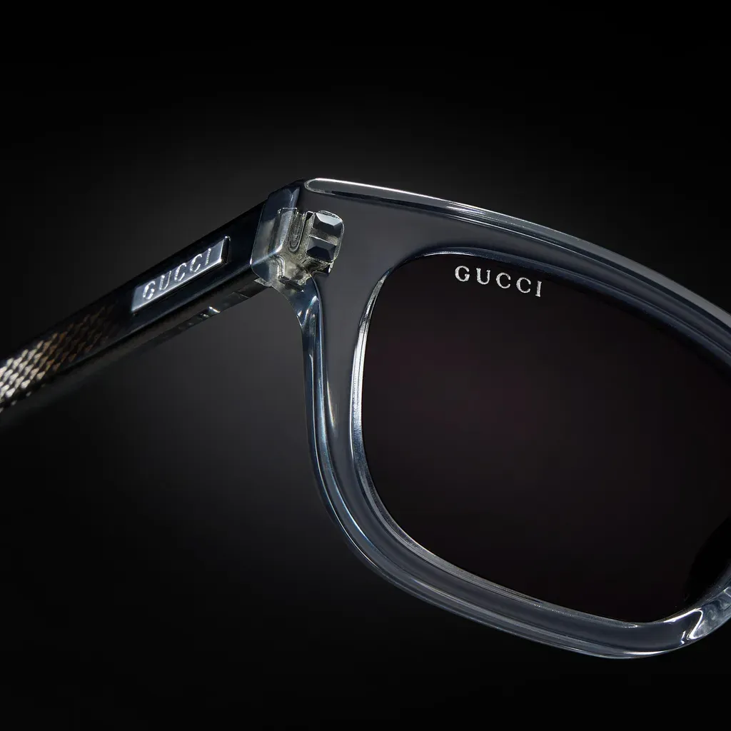 Rectangular-Frame Sunglasses