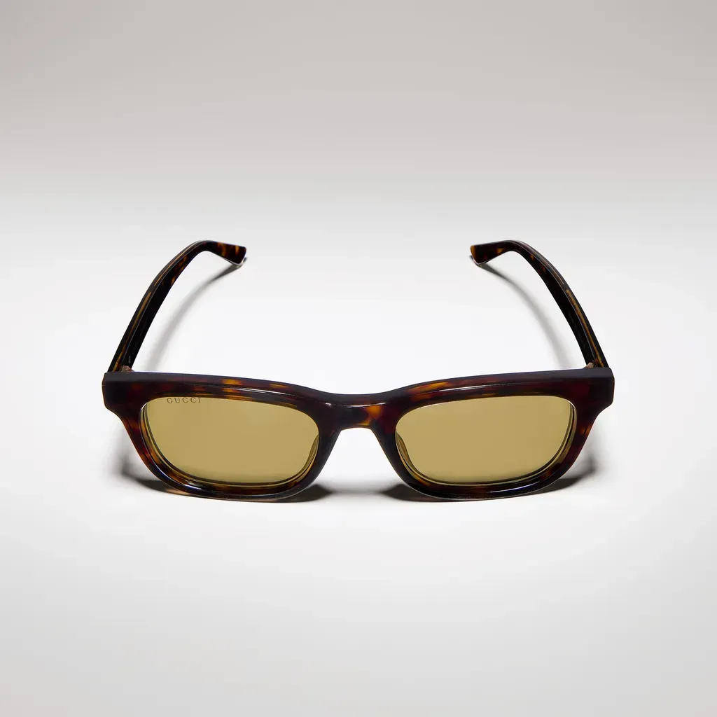 Rectangular-Frame Sunglasses