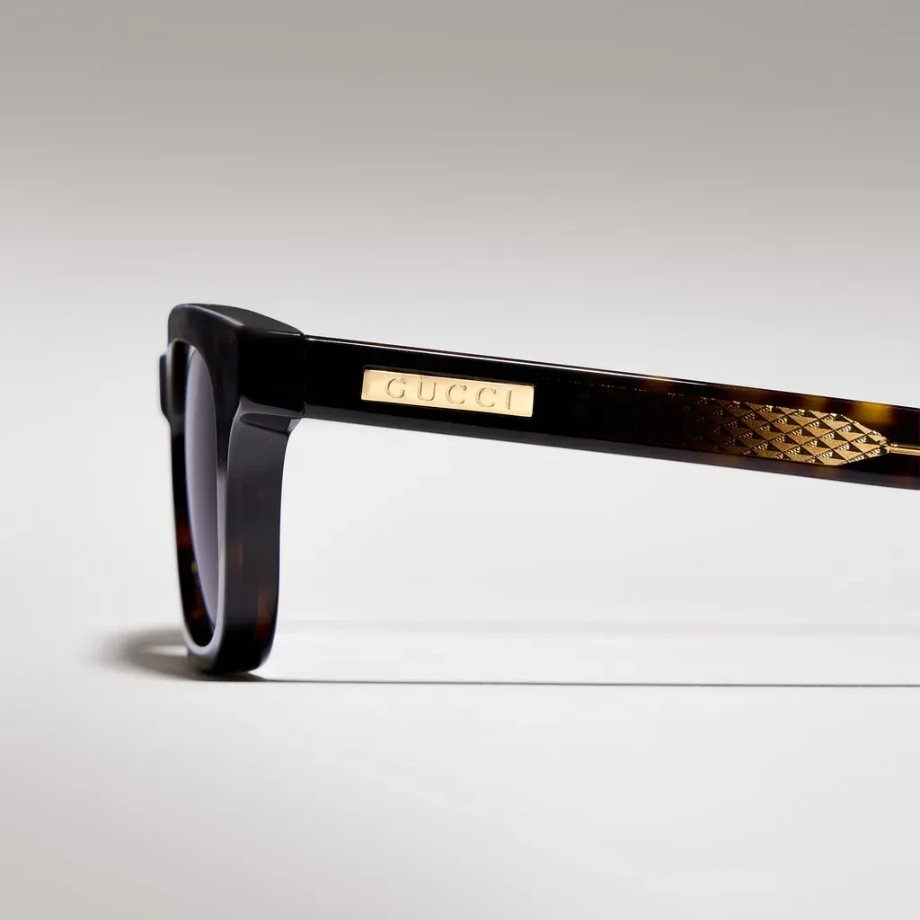 Rectangular-Frame Sunglasses