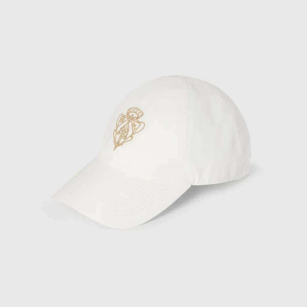 Cotton Baseball Hat With Embroidery