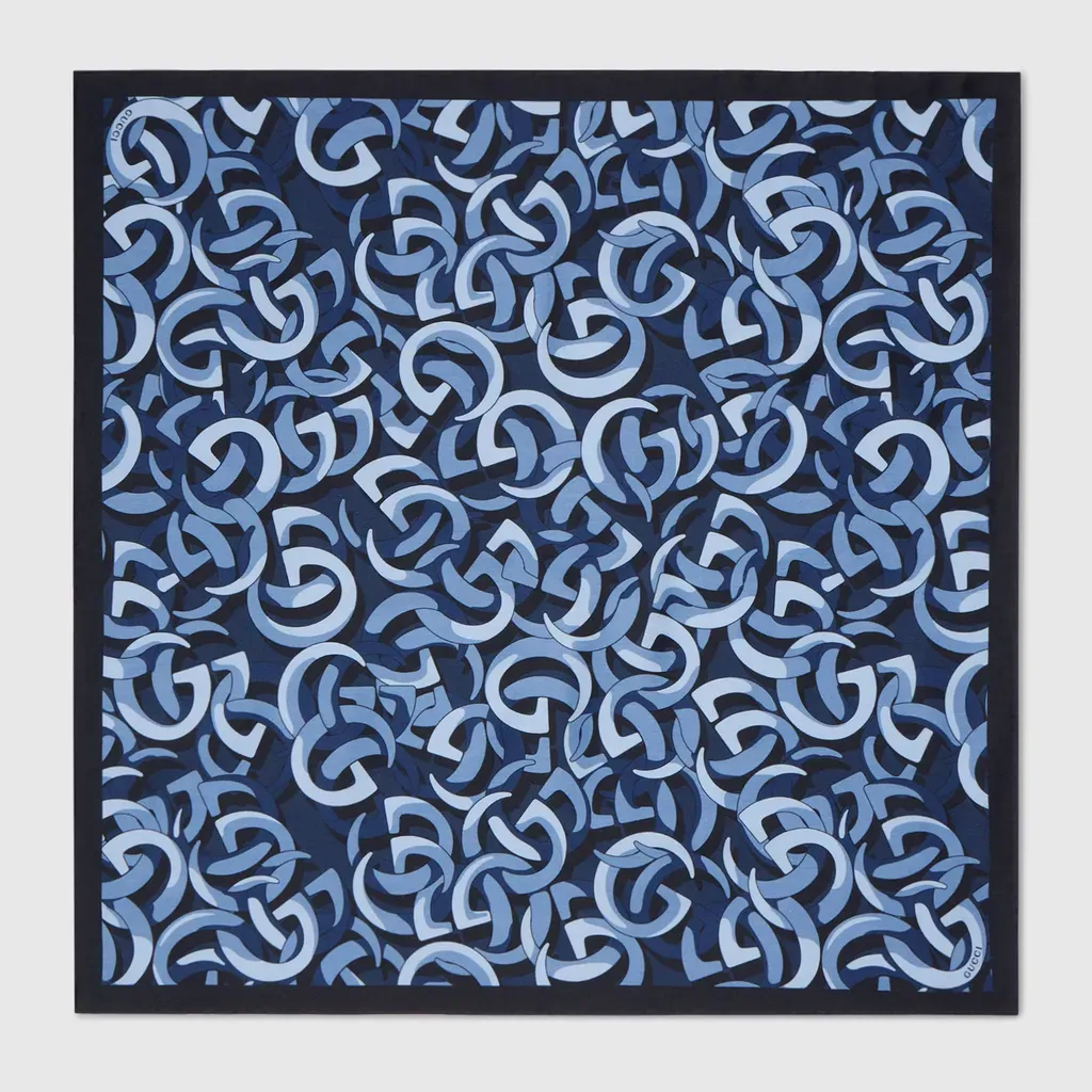 Printed Silk Pocket Square
