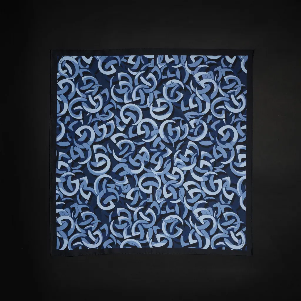 Printed Silk Pocket Square