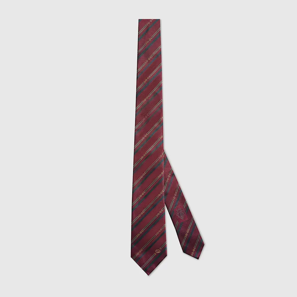 Interlocking G Silk Jacquard Tie