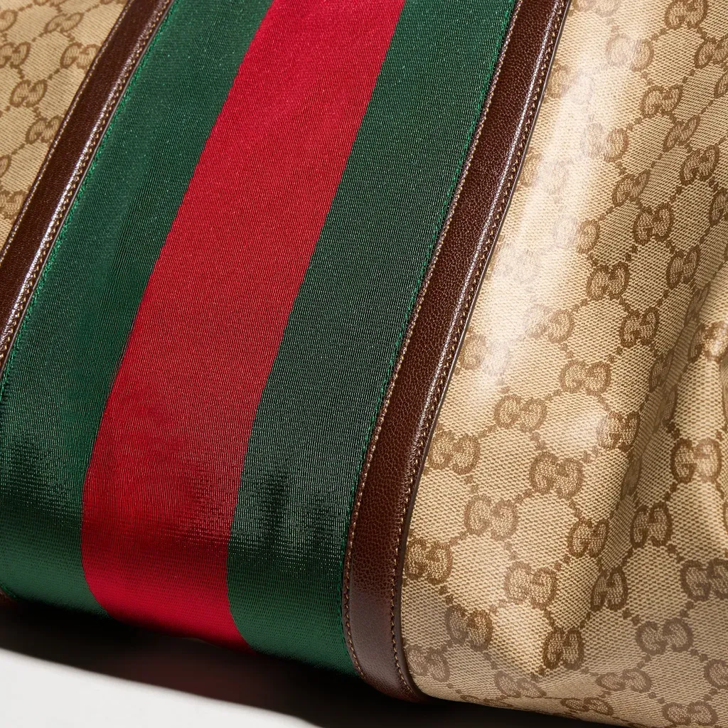 Medium Gg Duffle Bag With Web