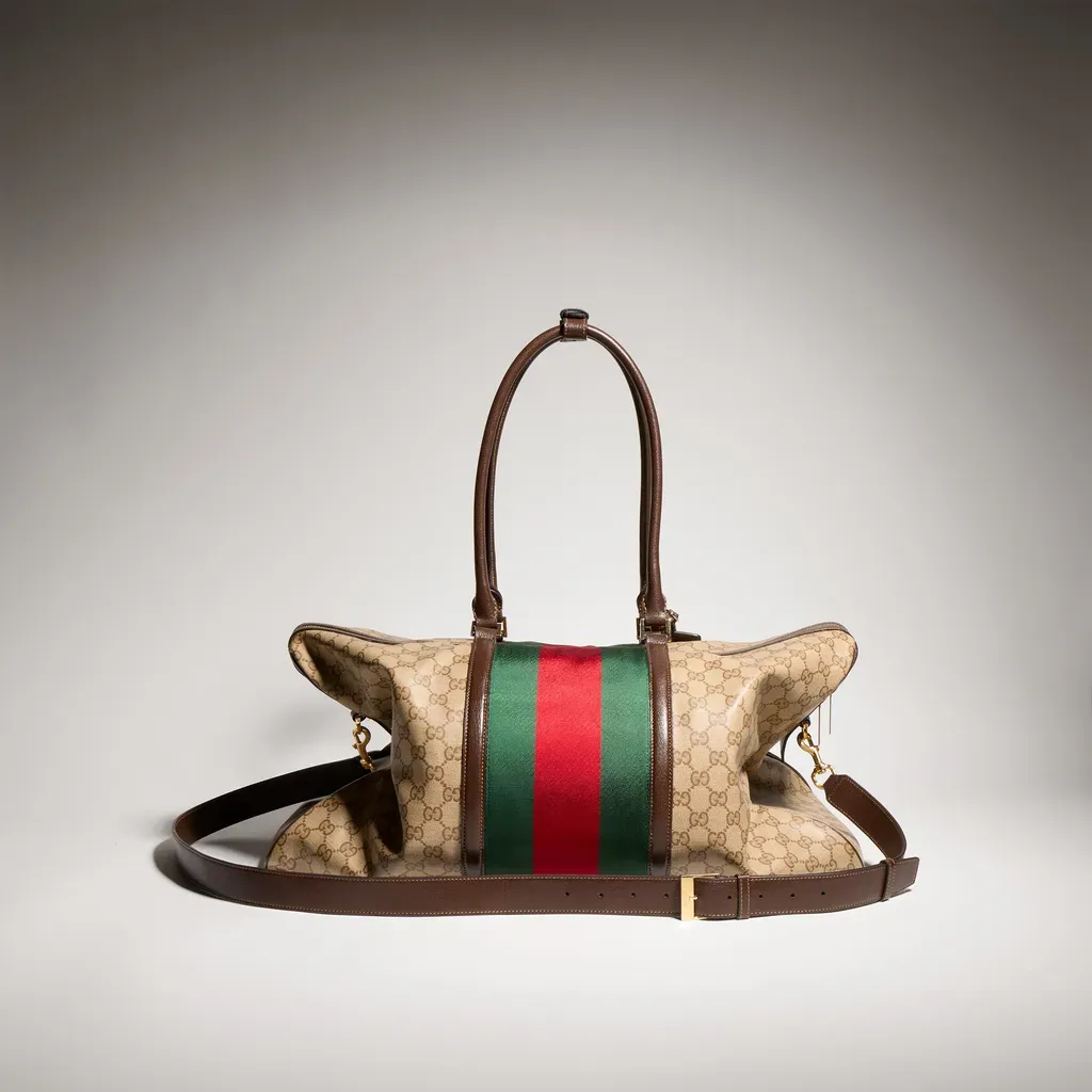 Medium Gg Duffle Bag With Web