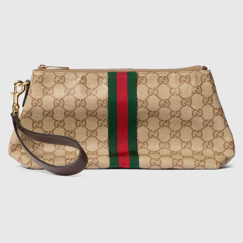 Small Gg Pouch With Web