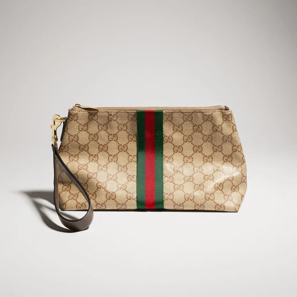 Small Gg Pouch With Web