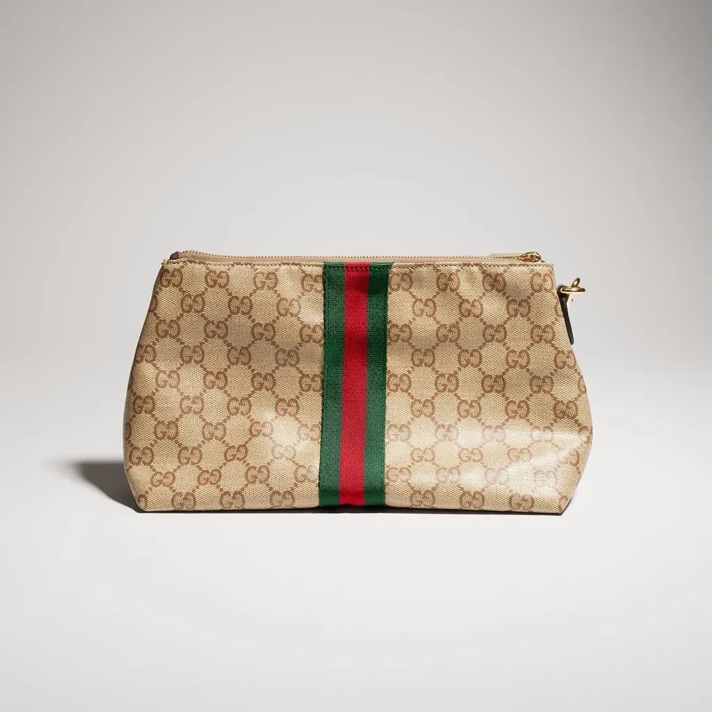 Small Gg Pouch With Web