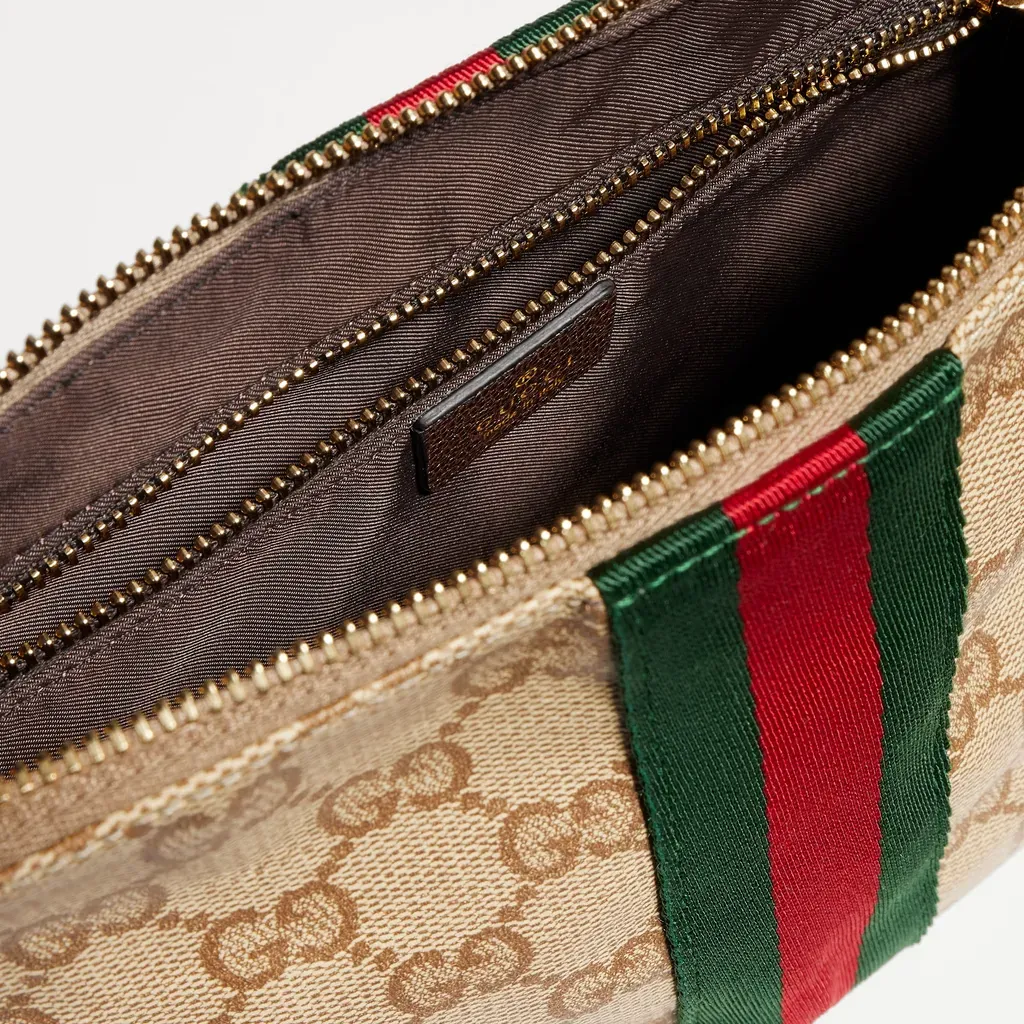 Small Gg Pouch With Web