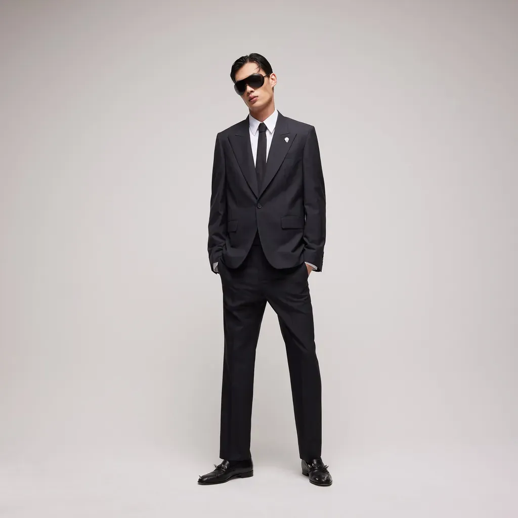 Wool Single-Breasted Jacket