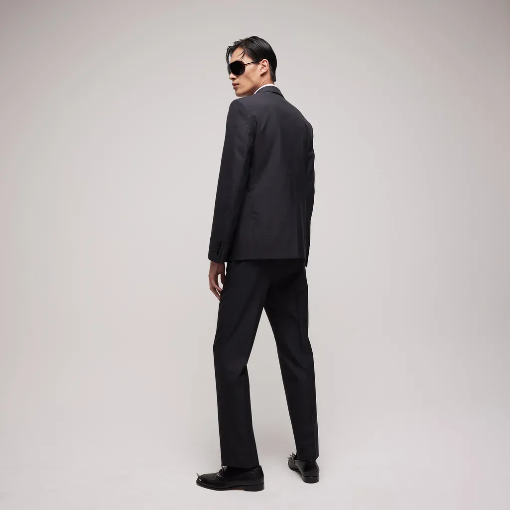 Wool Single-Breasted Jacket