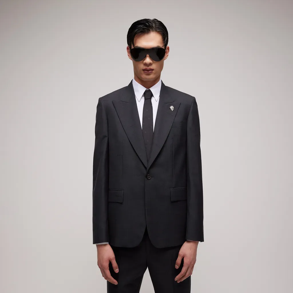 Wool Single-Breasted Jacket