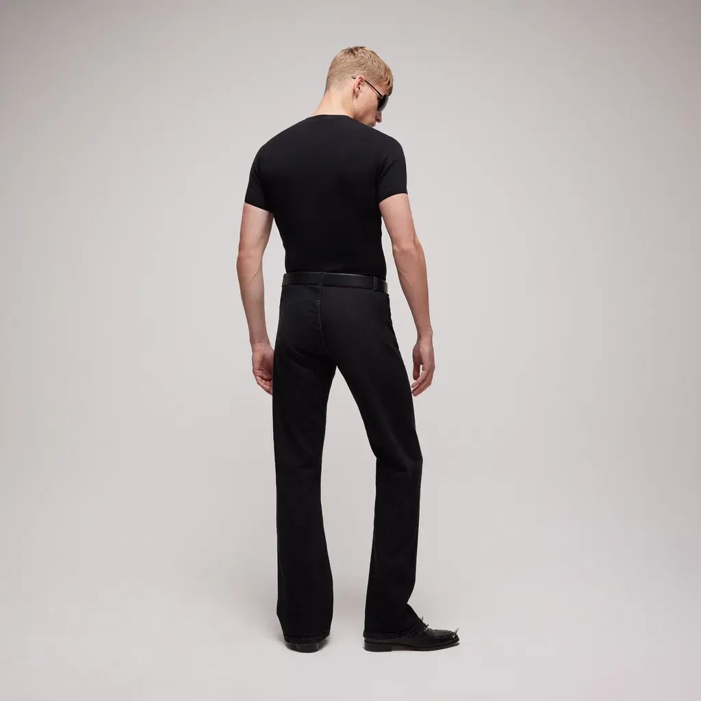 Stretch Cotton Denim Pants