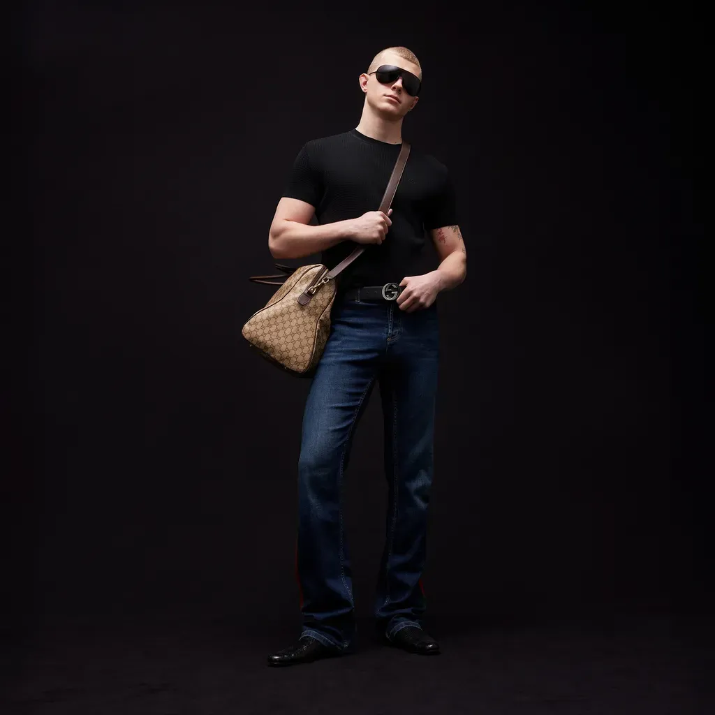 Technical Knit Fabric T-Shirt