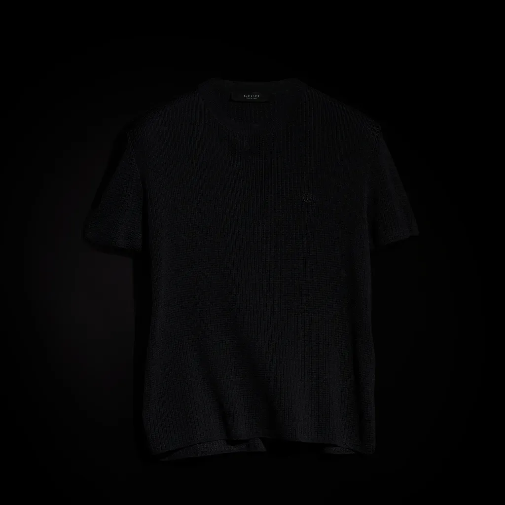 Technical Knit Fabric T-Shirt