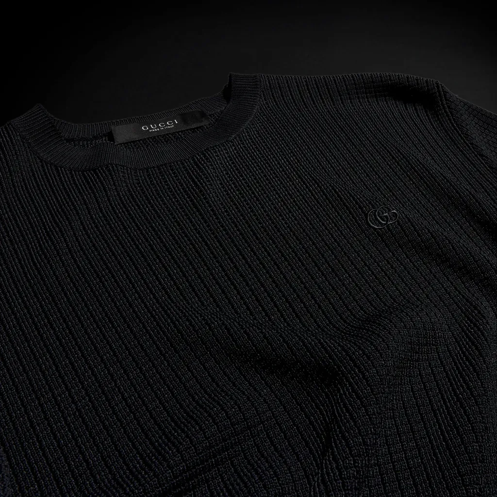 Technical Knit Fabric T-Shirt