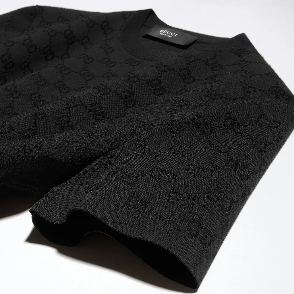 Technical Gg Fabric Jacquard T-Shirt