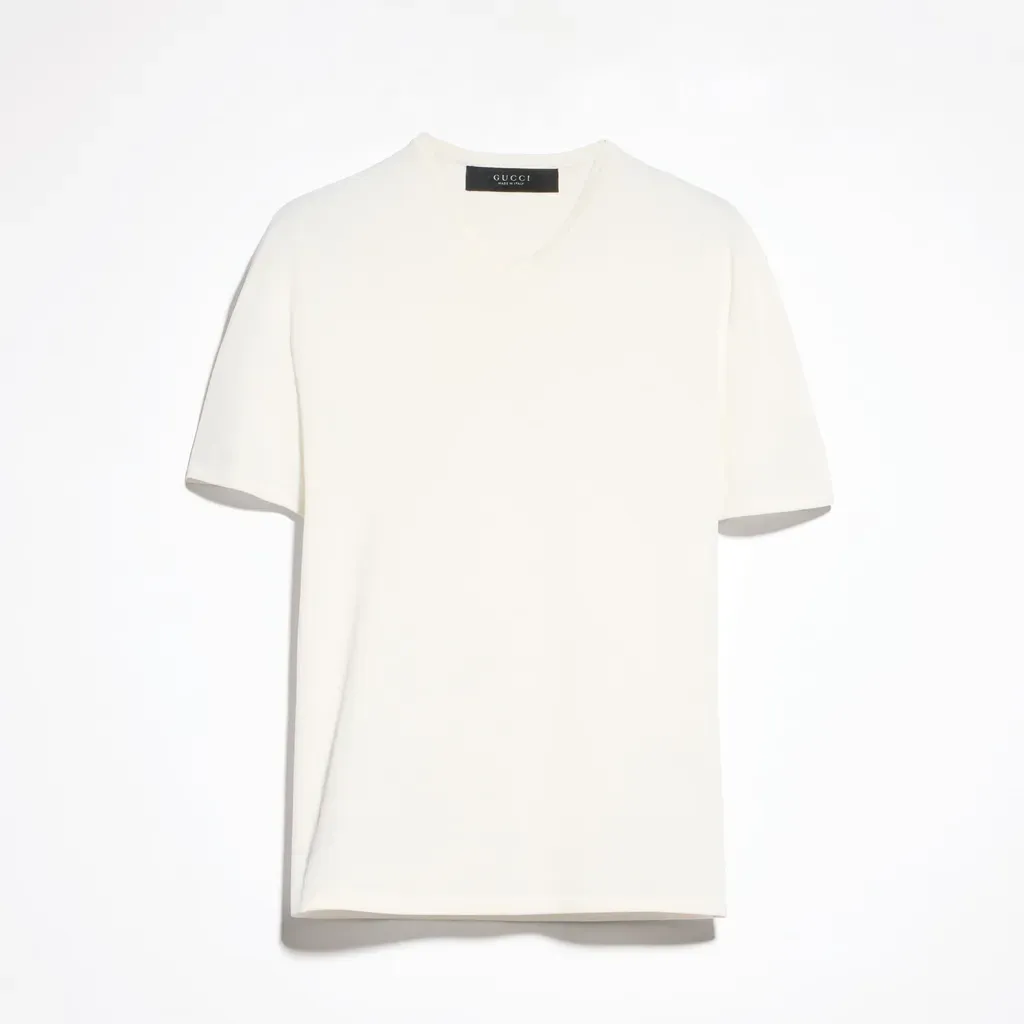 Technical Knit Fabric T-Shirt