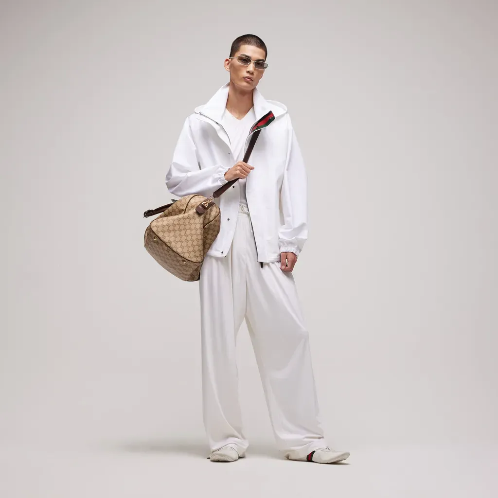Compact Cotton Canvas Zip Jacket