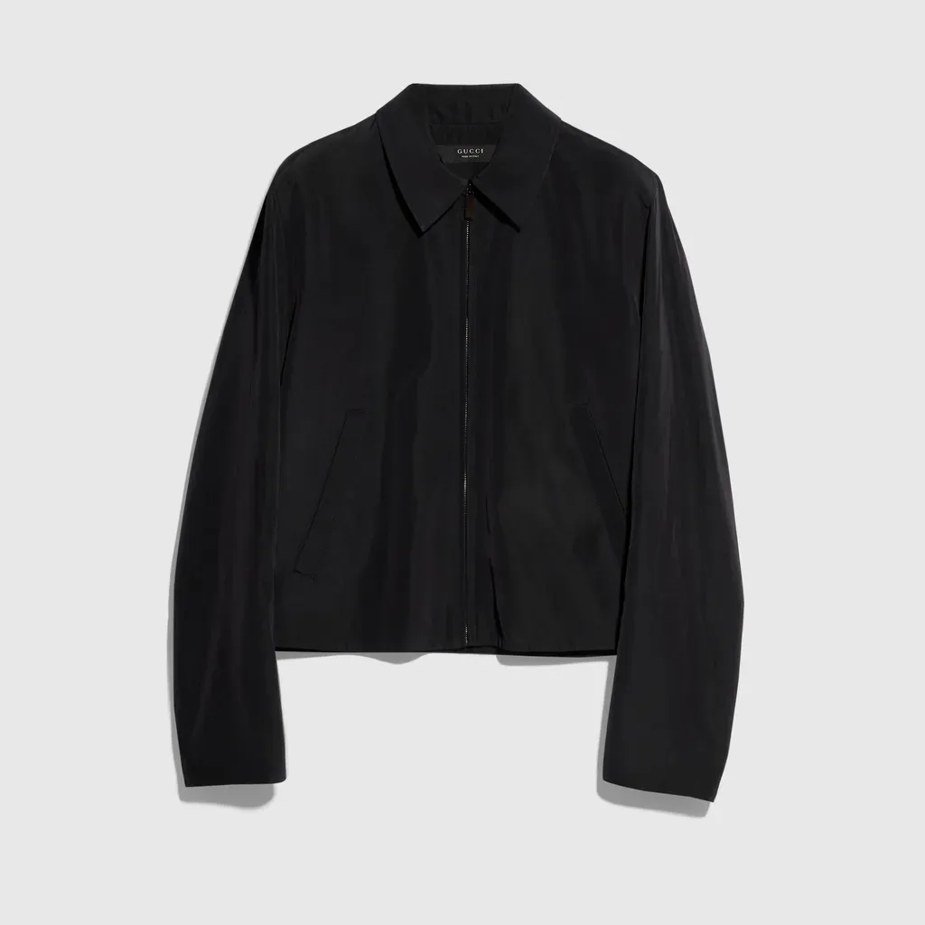 Treated Bull Leather Jacket