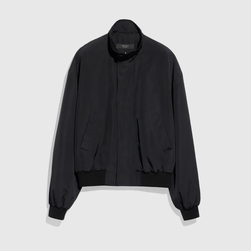 Reversible Cotton Canvas Zip Jacket
