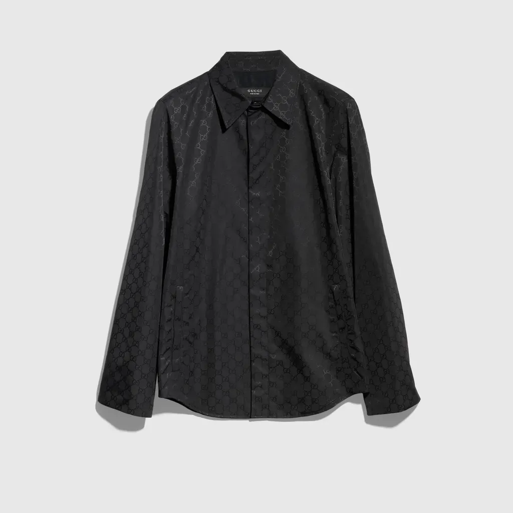 Gg Wool Zip Jacket