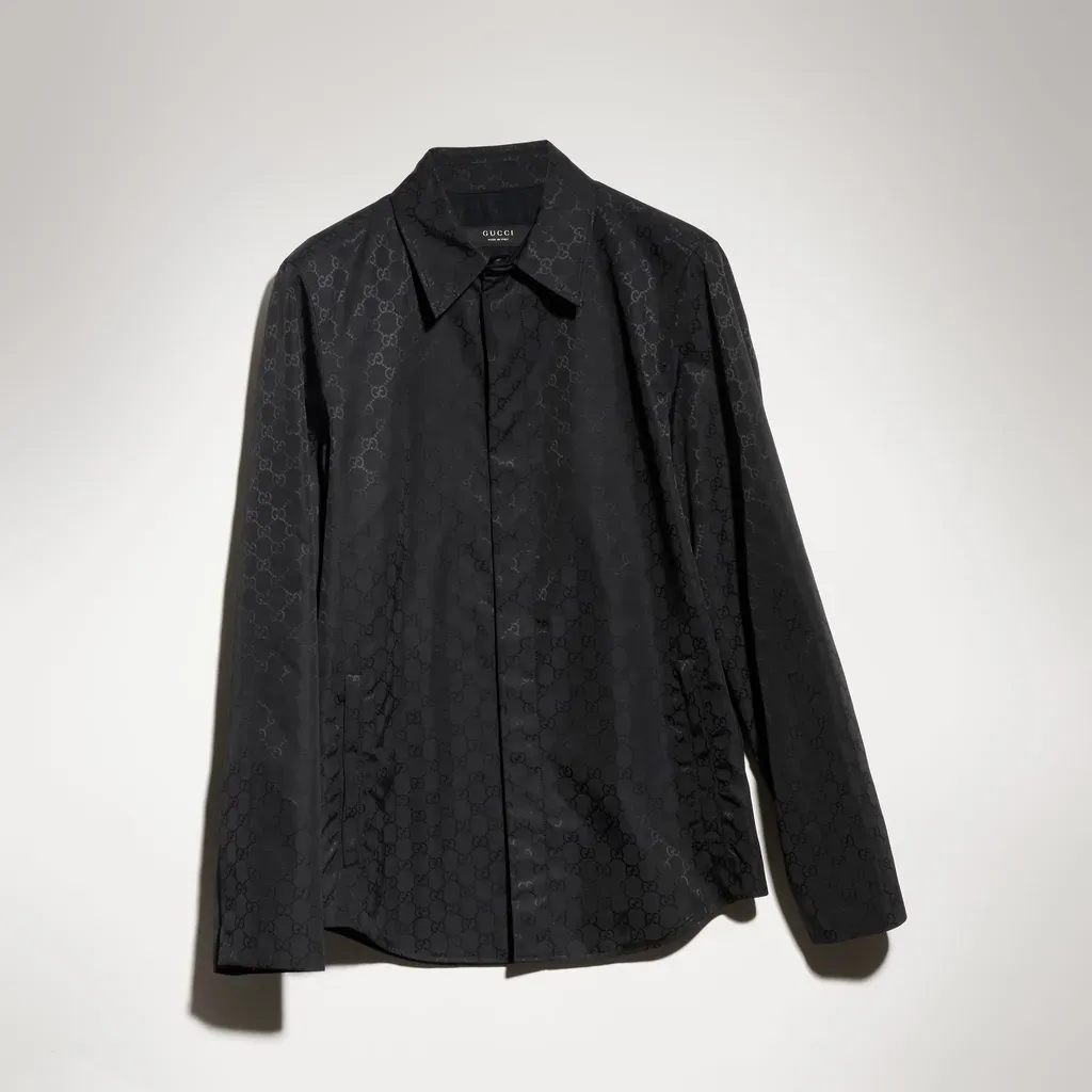 Gg Light Silk Faille Jacket