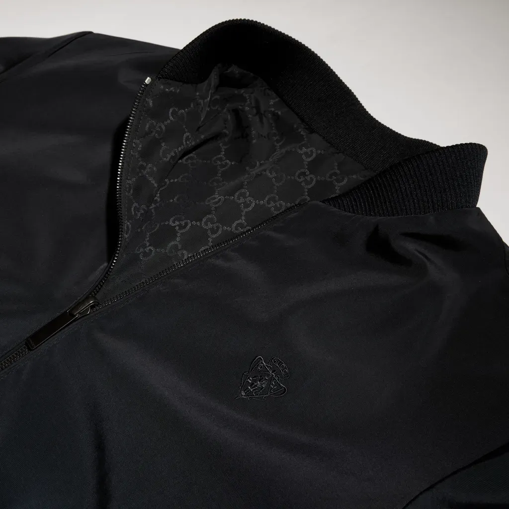Reversible Light Silk Faille Zip Jacket