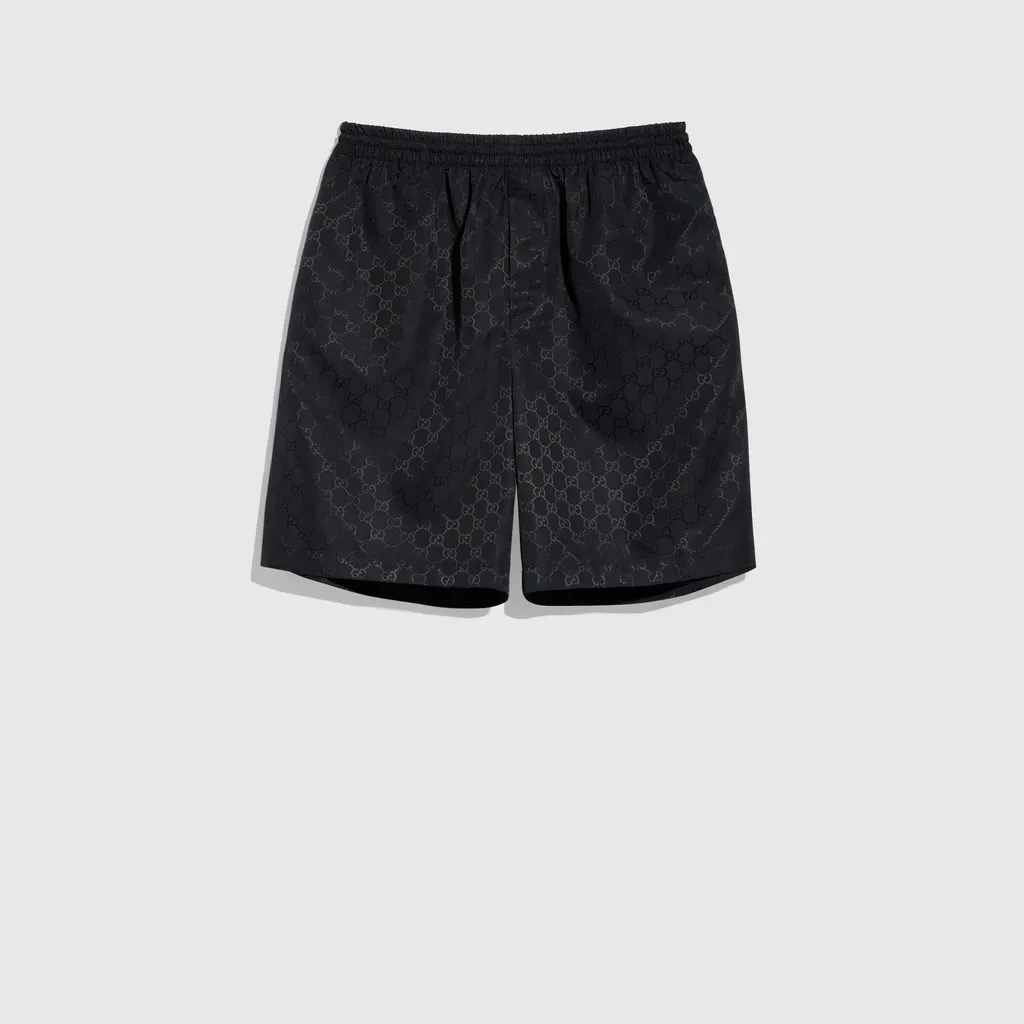 Gg Silk Jacquard Shorts