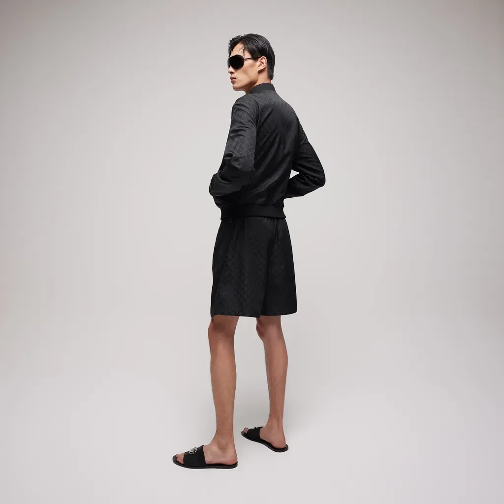 Gg Silk Jacquard Shorts