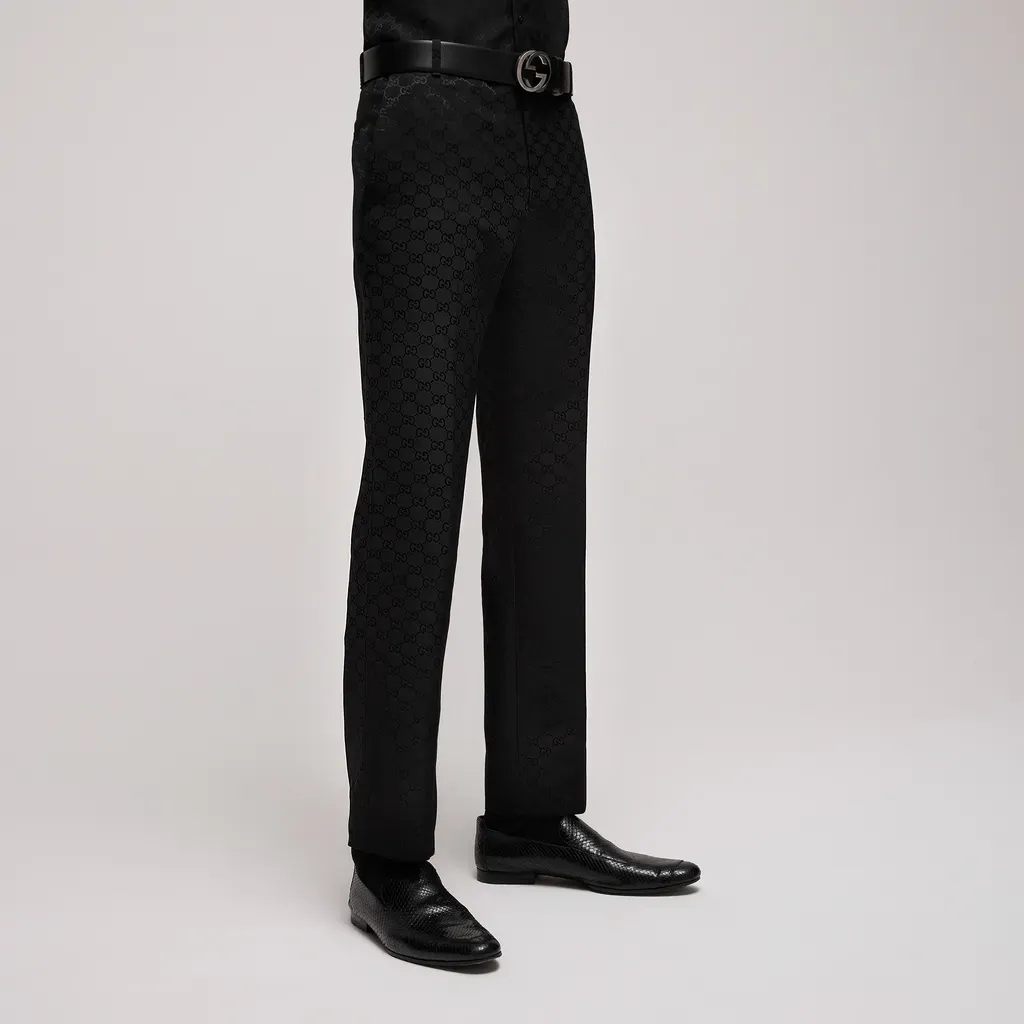 Gg Light Faille Pants