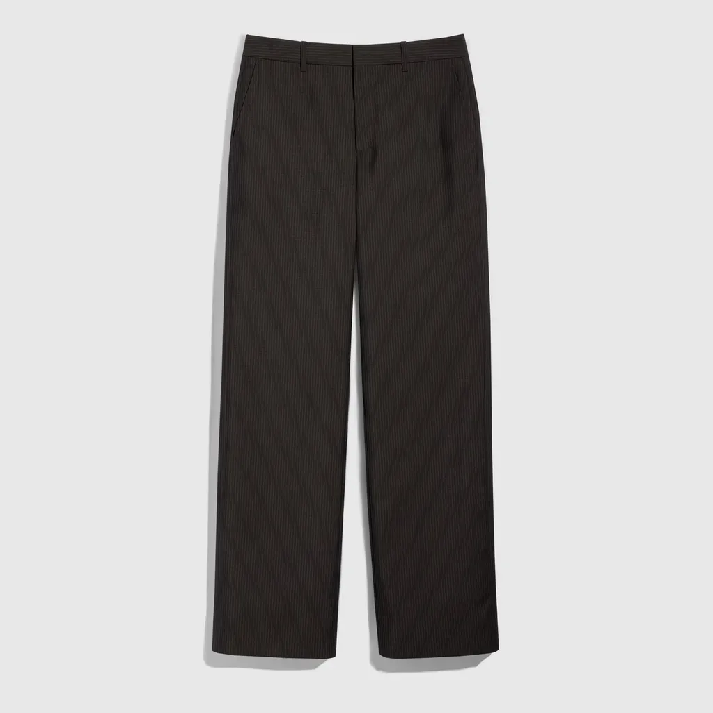 Pinstripe Wool Mohair Pants