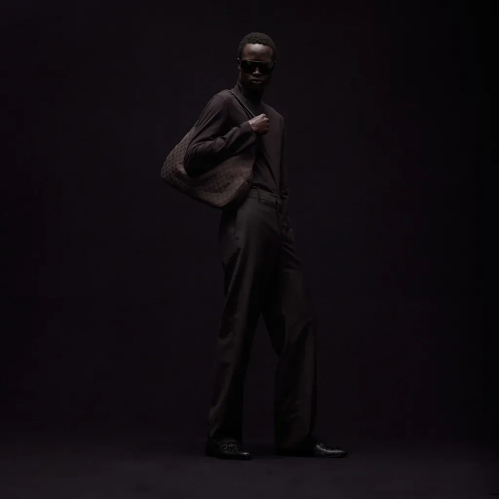 Pinstripe Wool Mohair Pants