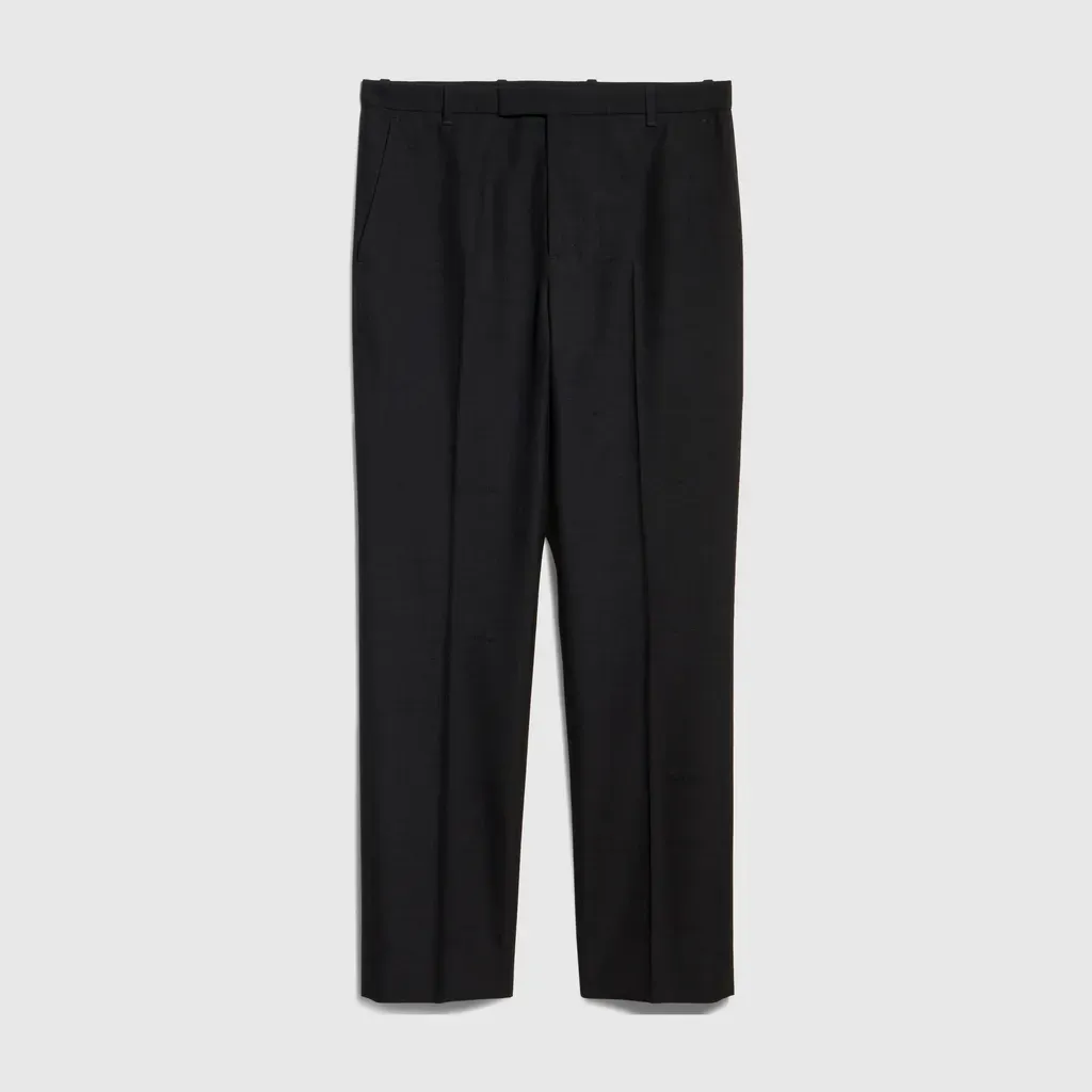 Wool Pants With Gucci Fil Coupé