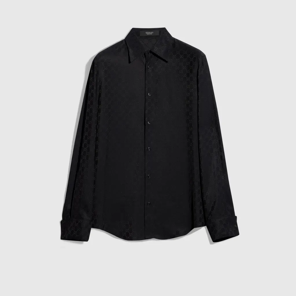 Gg Fluid Fabric Shirt