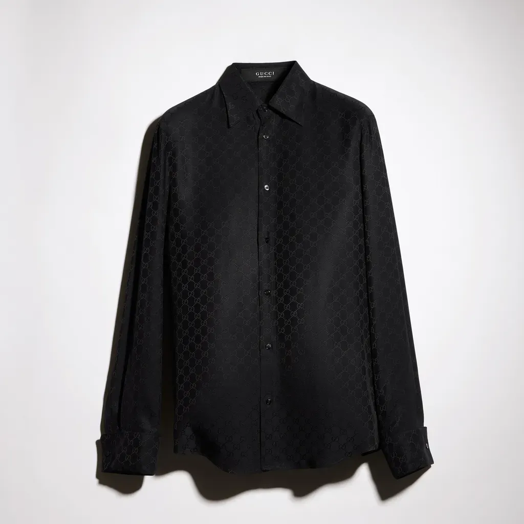 Gg Fluid Fabric Shirt