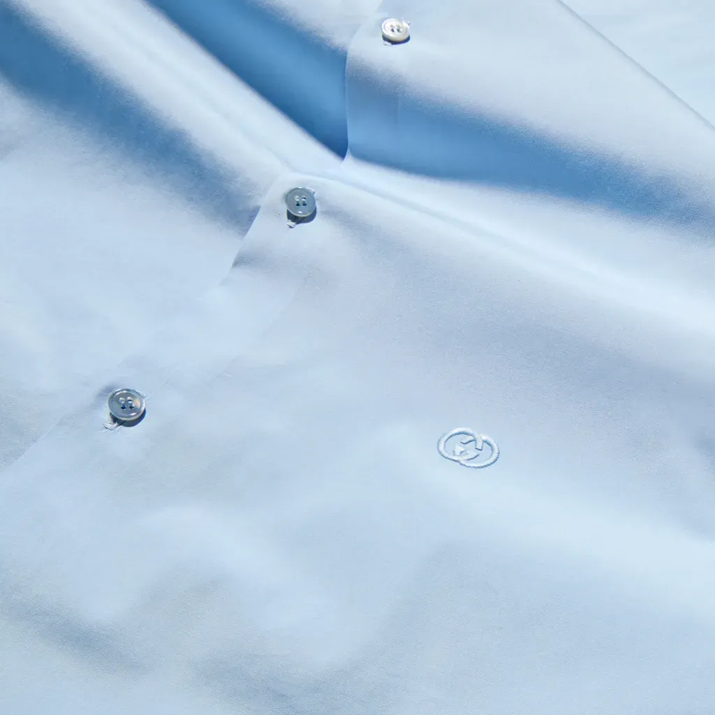 Piece Dyed Cotton Poplin Shirt