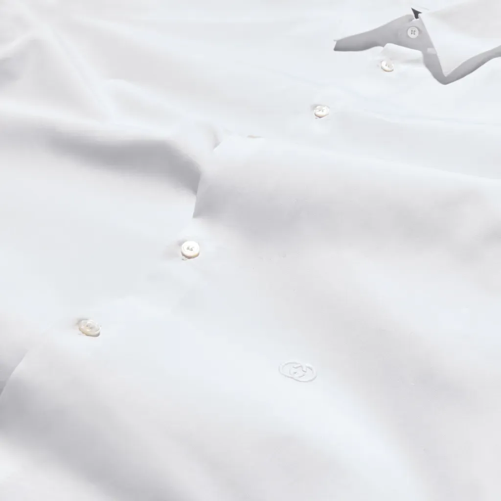 Piece Dyed Cotton Poplin Shirt