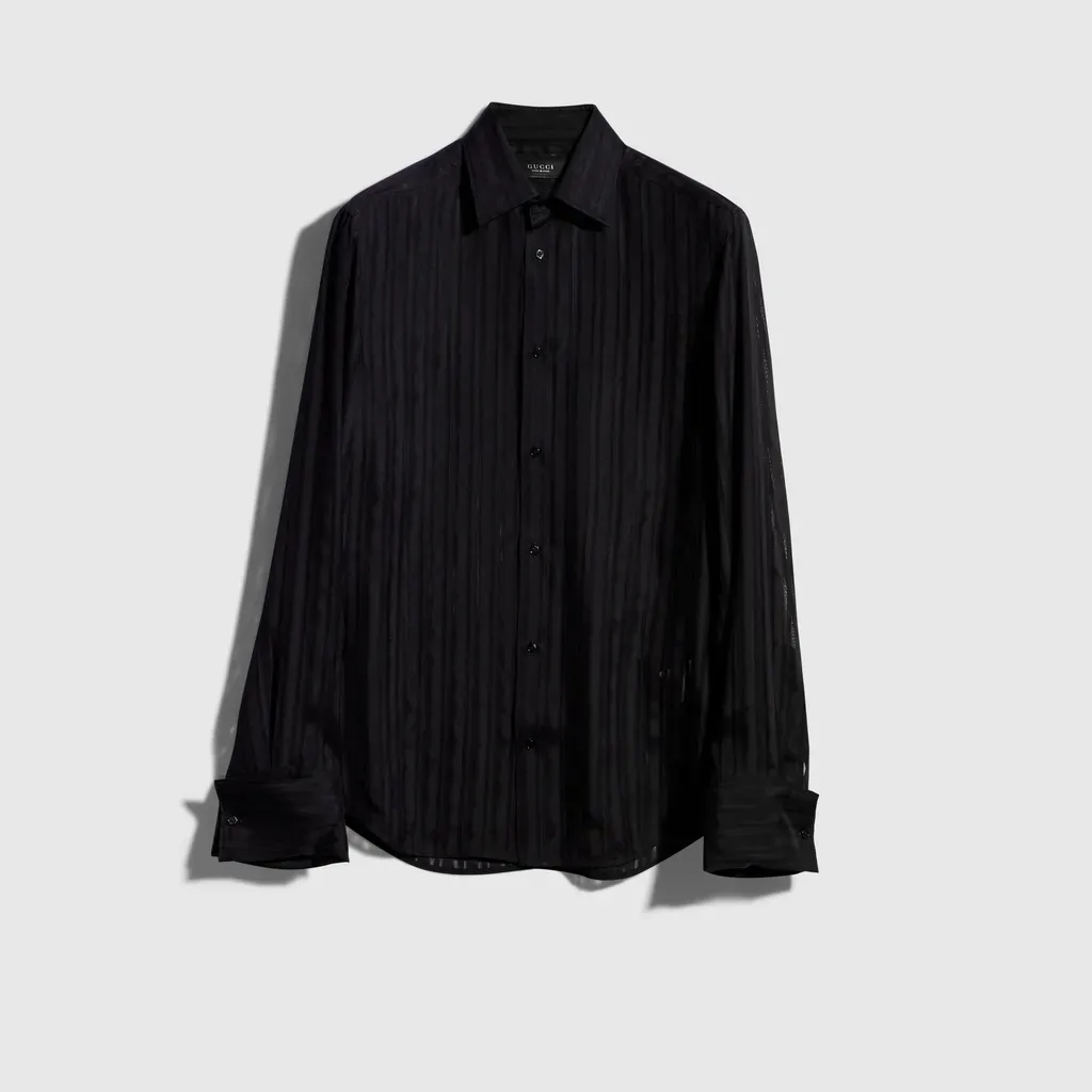 Printed Fluid Fabric Shirt