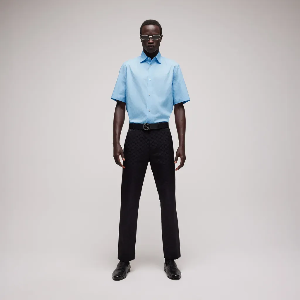 Gg Cotton Poplin Shirt